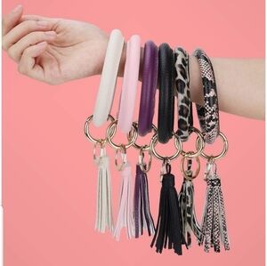 Bangle Key Ring tassle bracelet